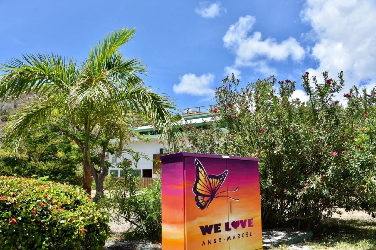 Les Lauriers - Piscine Sur Le Toit - Anse Marcel Apartamento Exterior foto